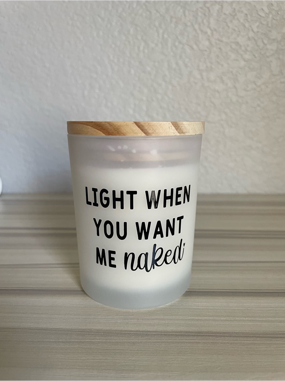 Funny scented candle couples anniversary gift